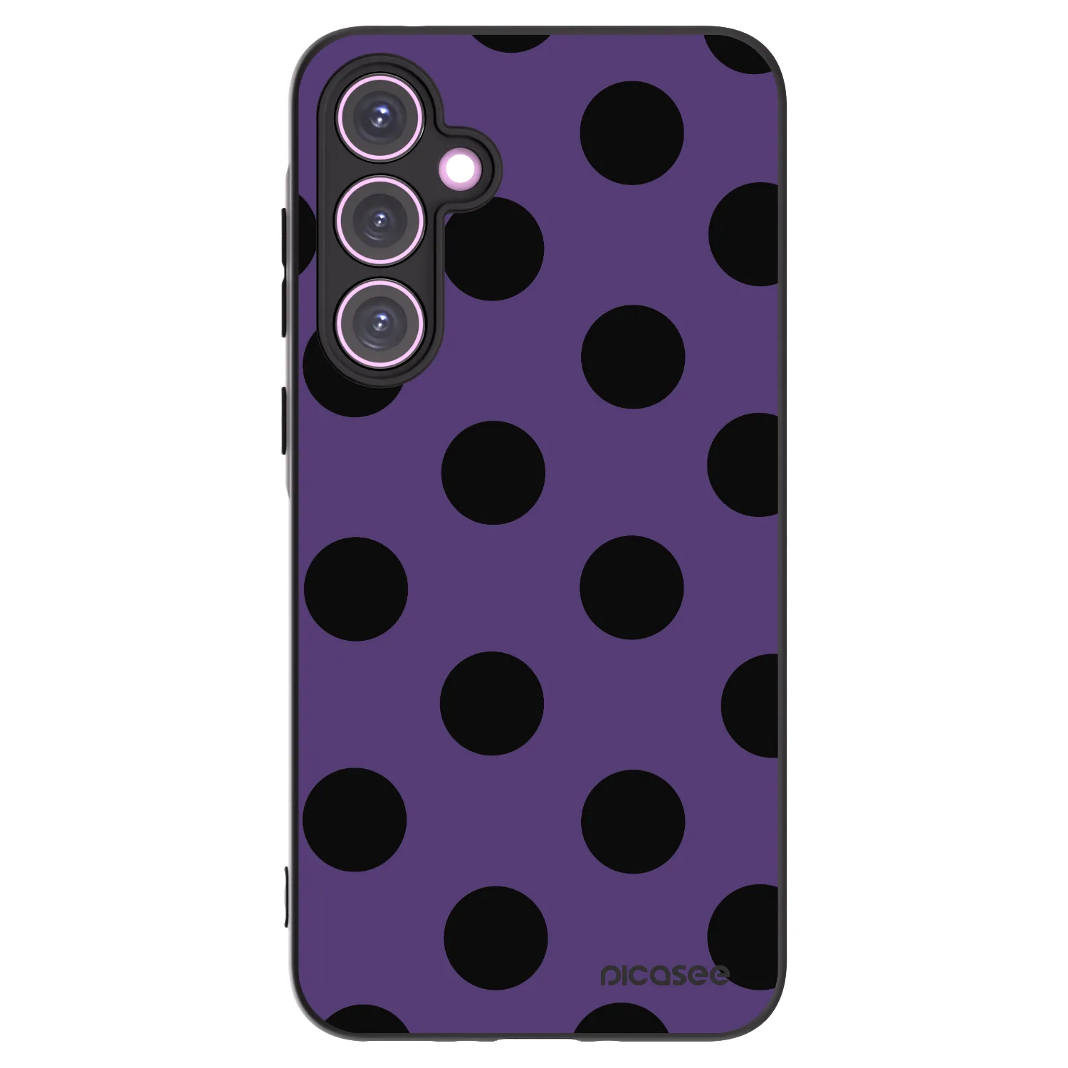 Picasee fekete szilikon tok az alábbi mobiltelefonokra Samsung Galaxy A35 5G A356B - Big flickers 2
