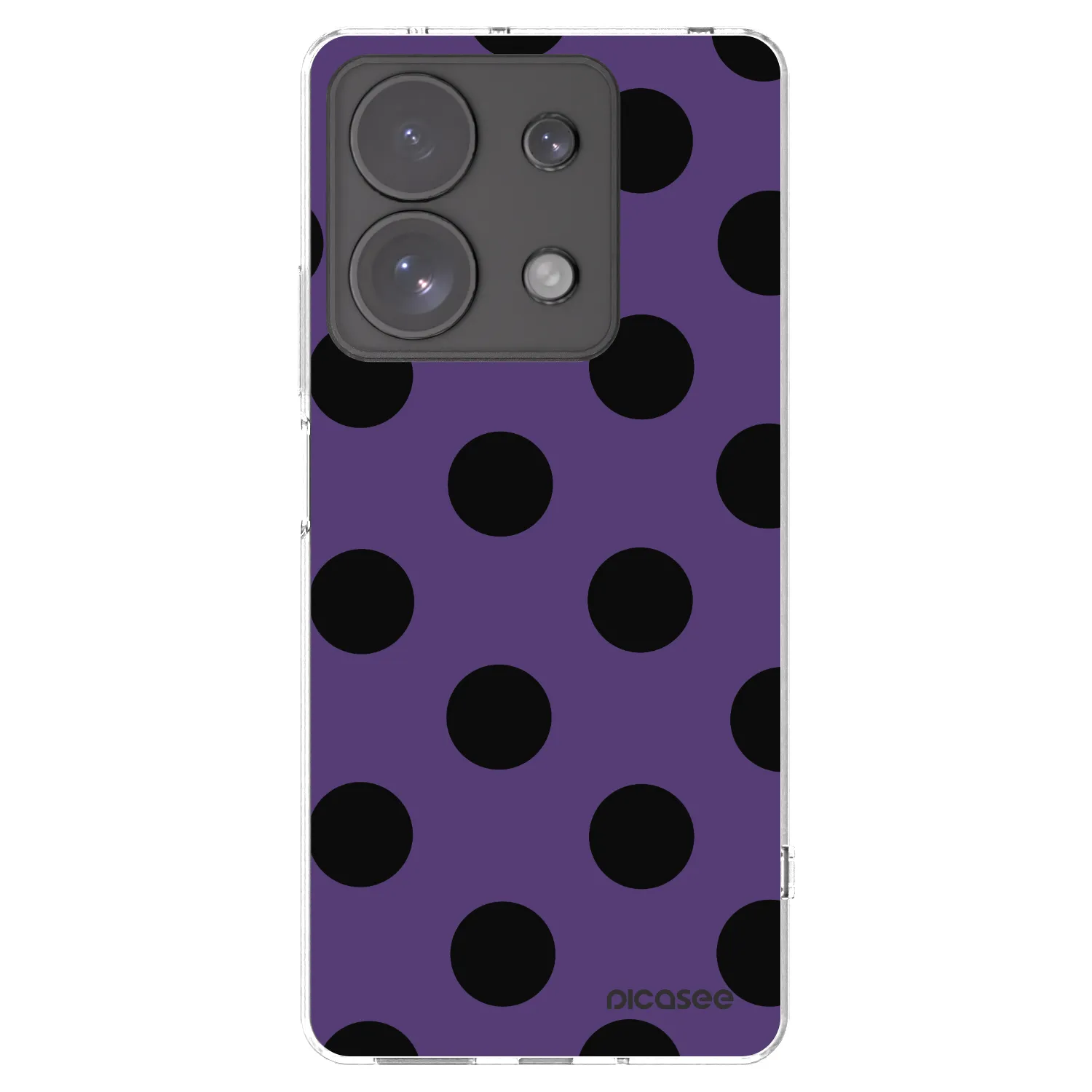 Picasee átlátszó szilikon tok az alábbi mobiltelefonokra Xiaomi Redmi Note 13 Pro 4G - Big flickers 2