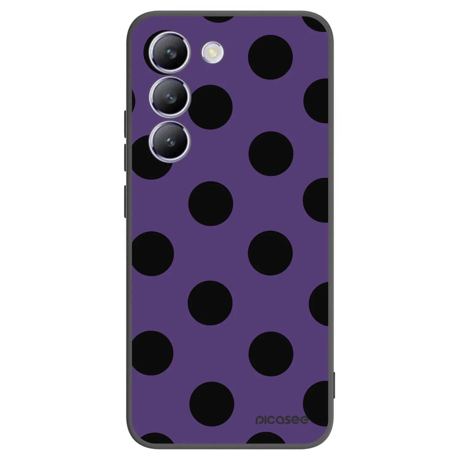 Picasee fekete szilikon tok az alábbi mobiltelefonokra Vivo V40 SE 5G - Big flickers 2
