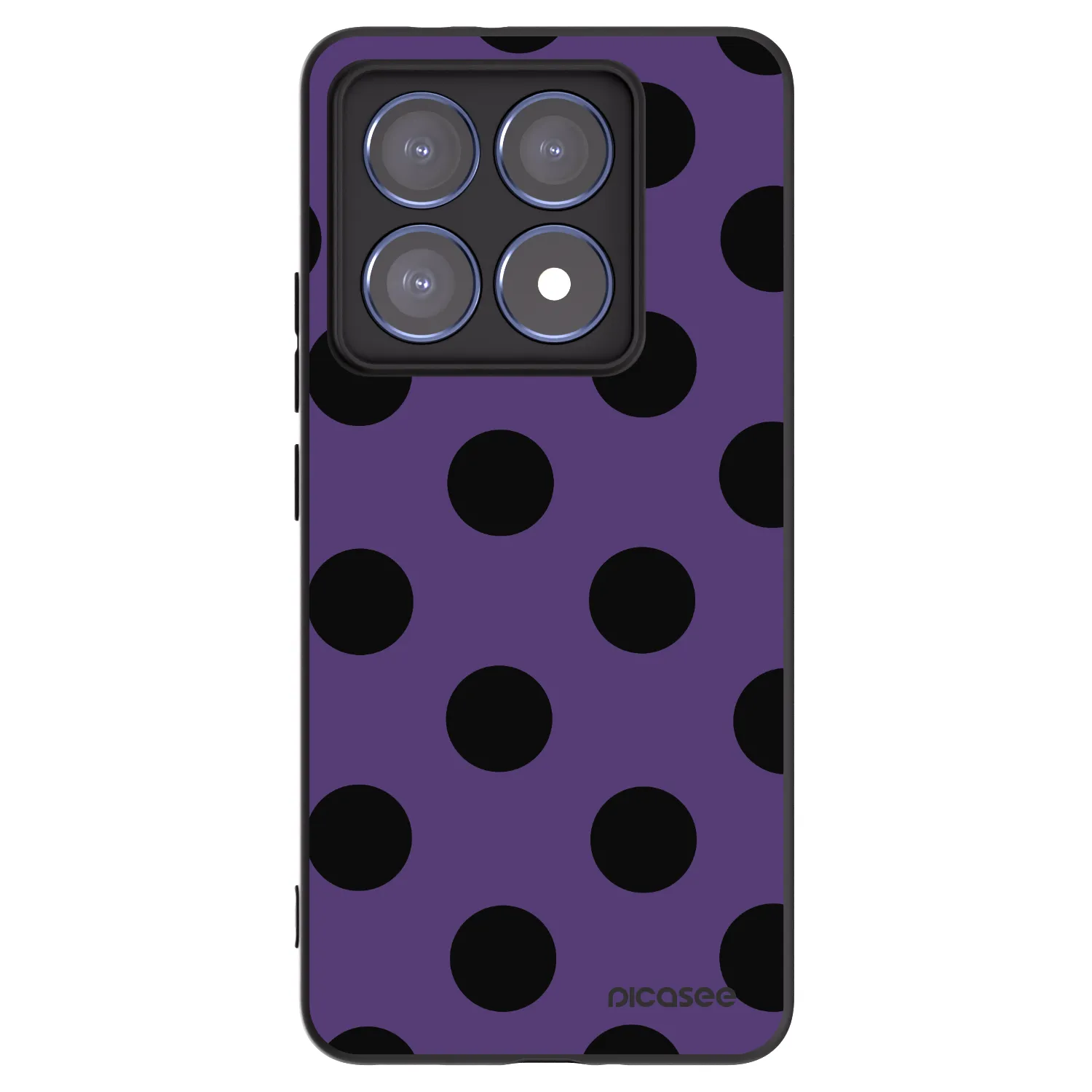 Picasee fekete szilikon tok az alábbi mobiltelefonokra Xiaomi 14T Pro - Big flickers 2