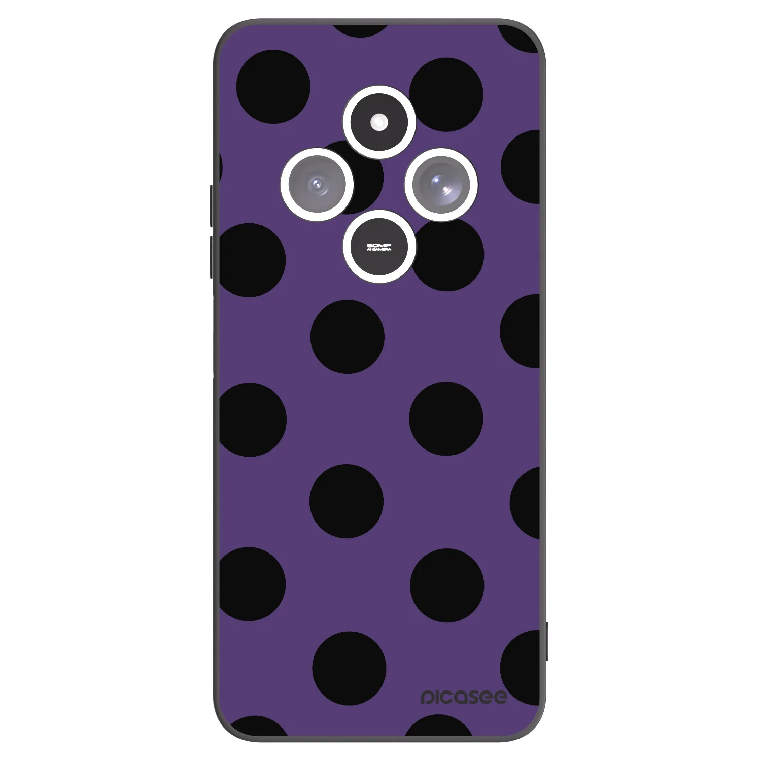 Picasee fekete szilikon tok az alábbi mobiltelefonokra Xiaomi Redmi 14C - Big flickers 2