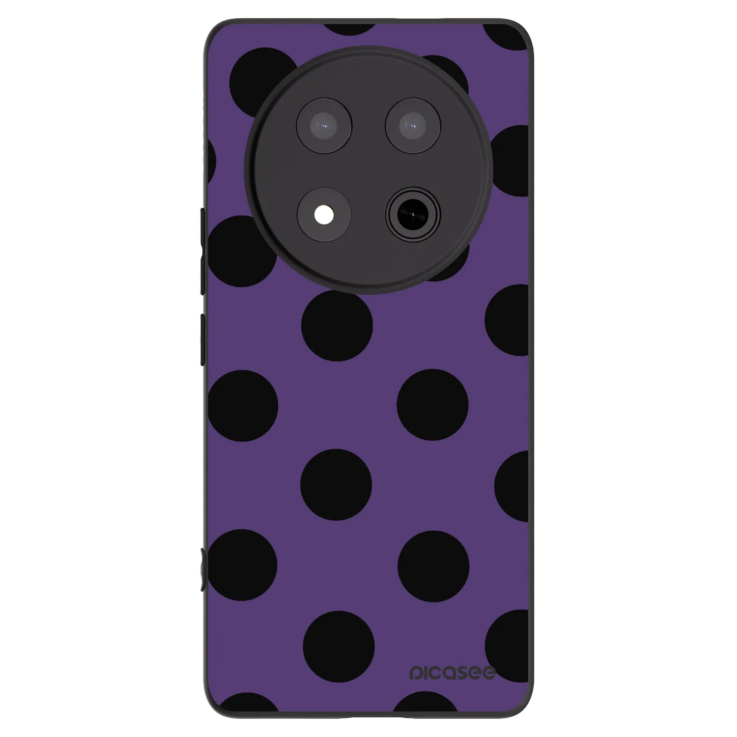 Picasee fekete szilikon tok az alábbi mobiltelefonokra Honor Magic7 Lite 5G - Big flickers 2