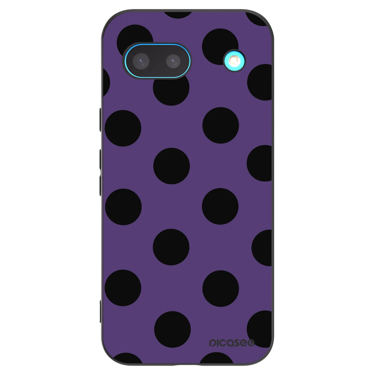 Picasee fekete szilikon tok az alábbi mobiltelefonokra Google Pixel 8a - Big flickers 2