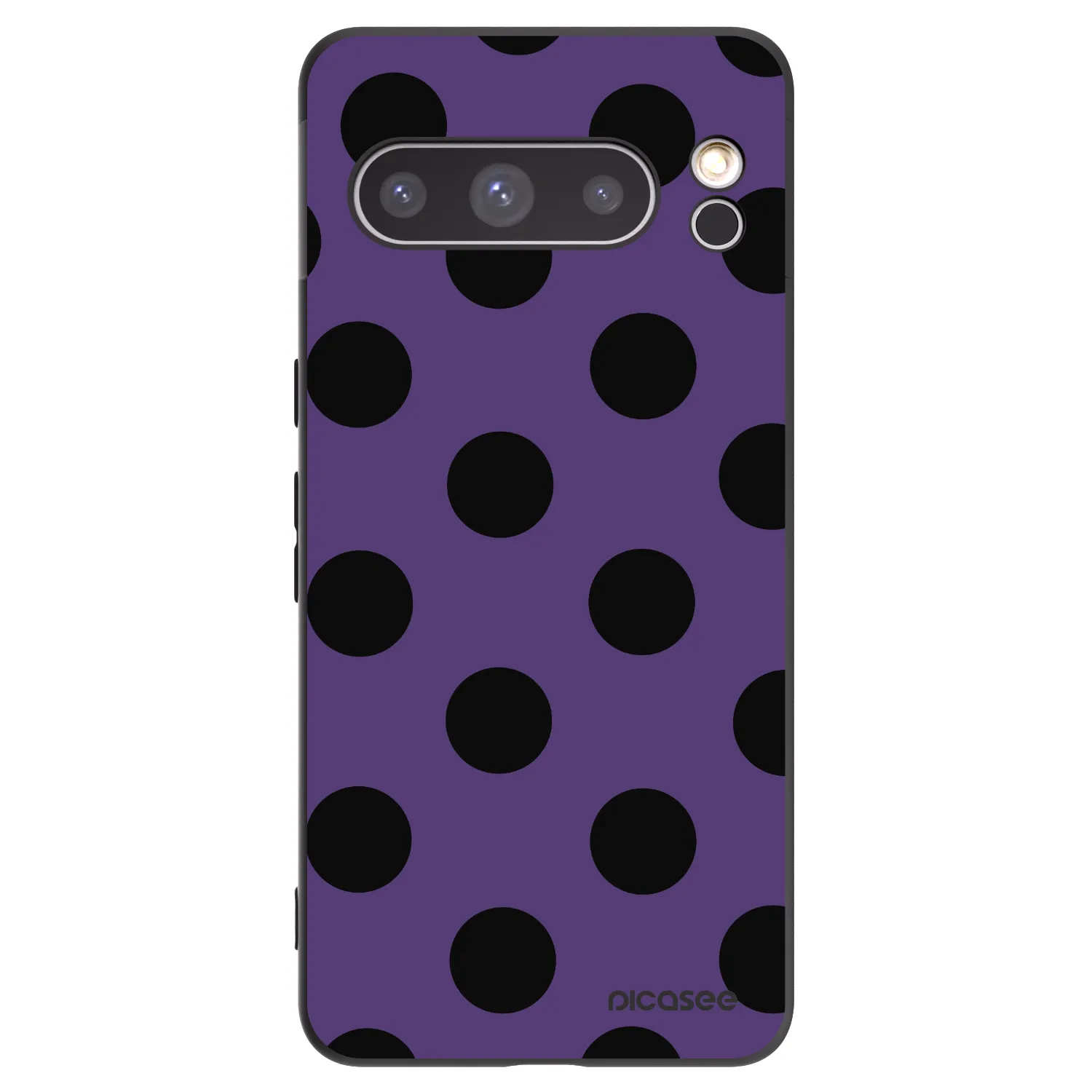 Picasee fekete szilikon tok az alábbi mobiltelefonokra Google Pixel 8 Pro - Big flickers 2
