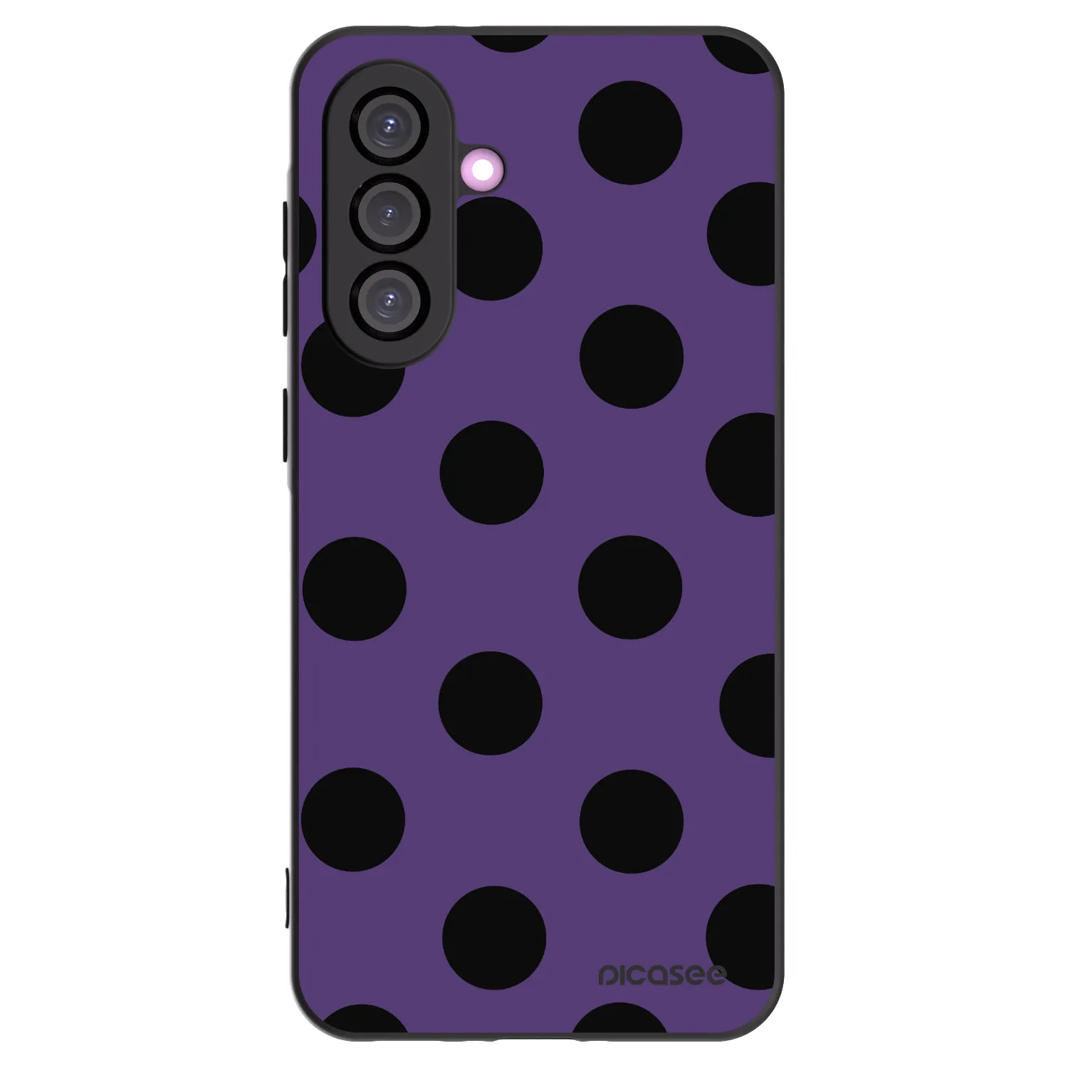 Picasee fekete szilikon tok az alábbi mobiltelefonokra Samsung Galaxy A56 5G A566B - Big flickers 2