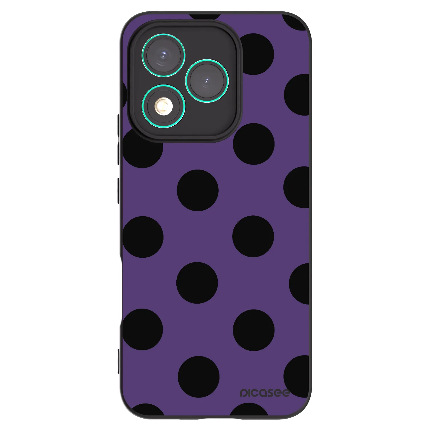 Picasee fekete szilikon tok az alábbi mobiltelefonokra Honor 400 Lite 5G - Big flickers 2