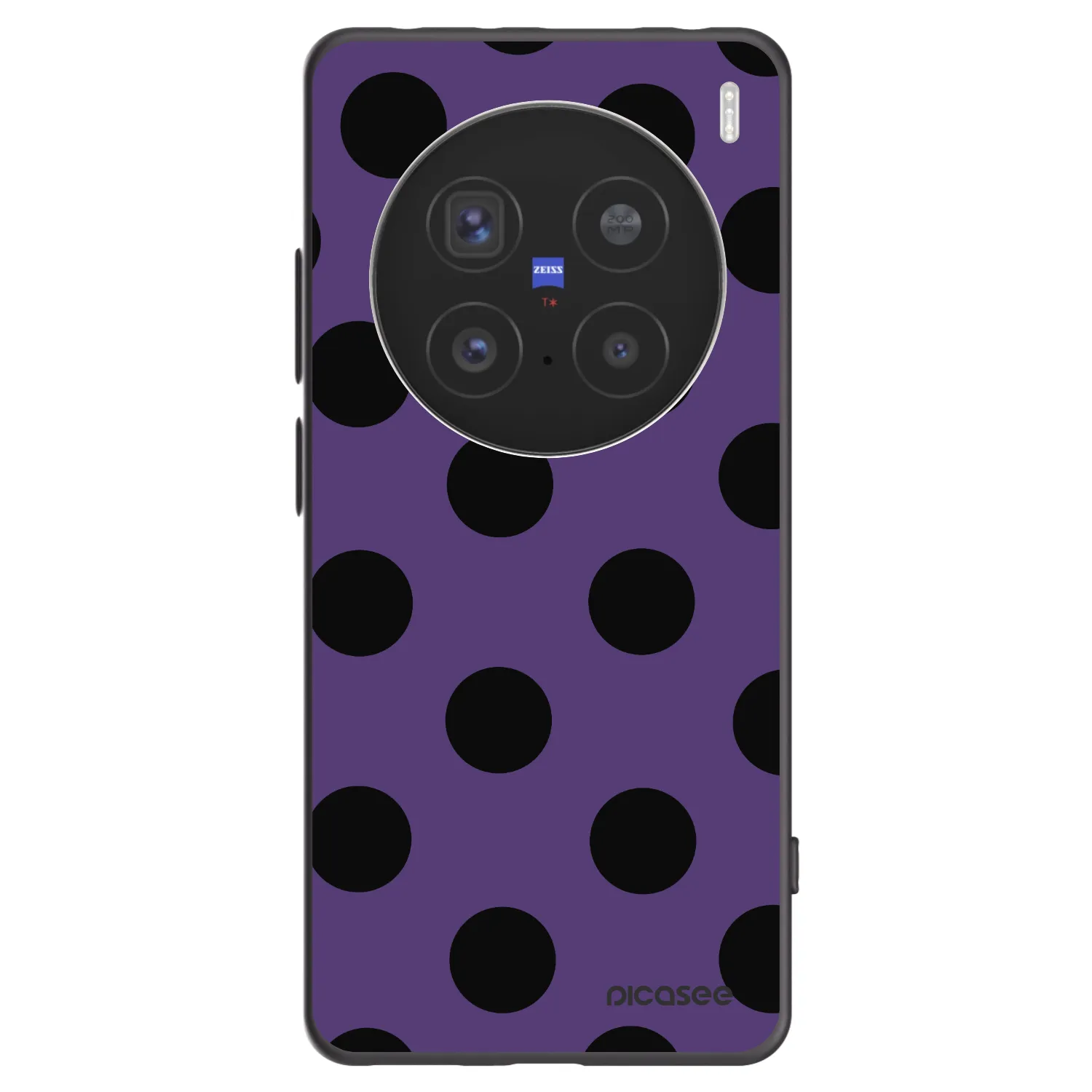 Picasee fekete szilikon tok az alábbi mobiltelefonokra Vivo X200 Pro - Big flickers 2