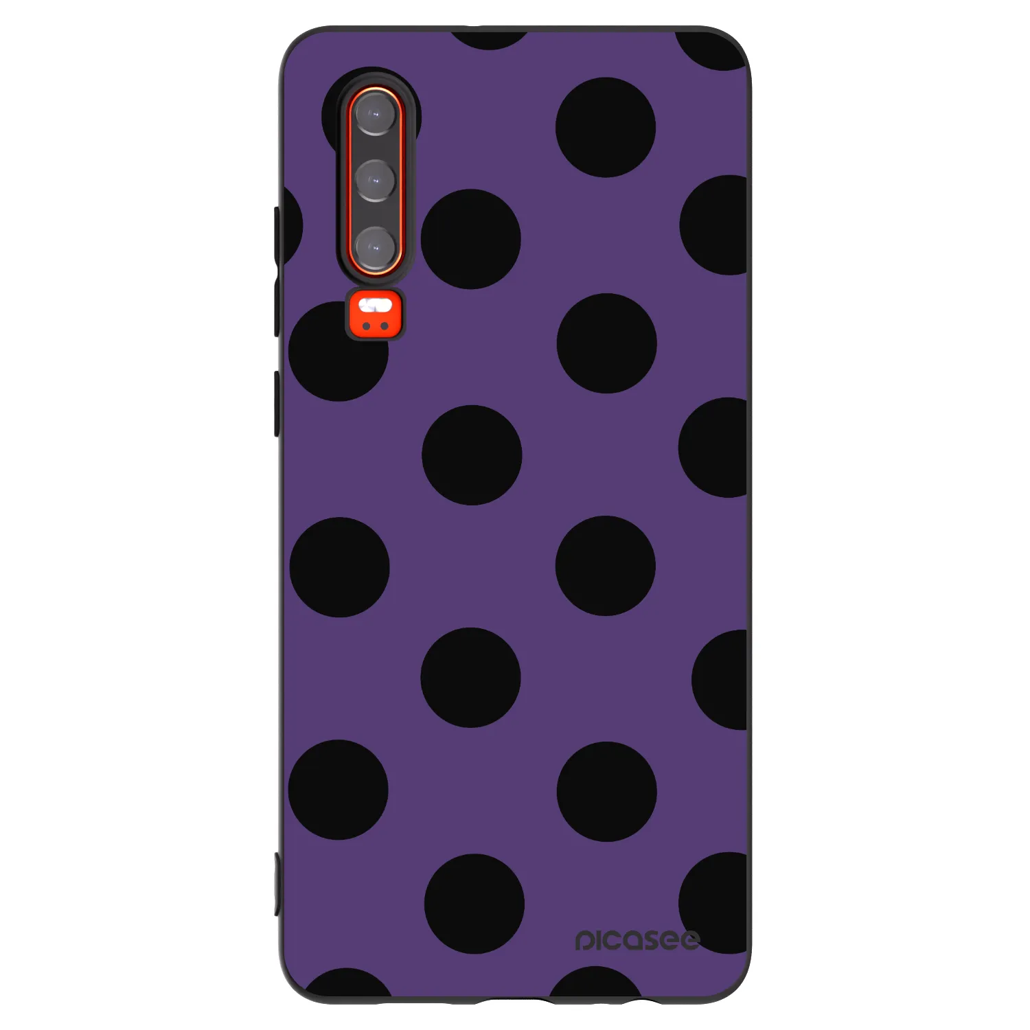 Picasee fekete szilikon tok az alábbi mobiltelefonokra Huawei P30 - Big flickers 2