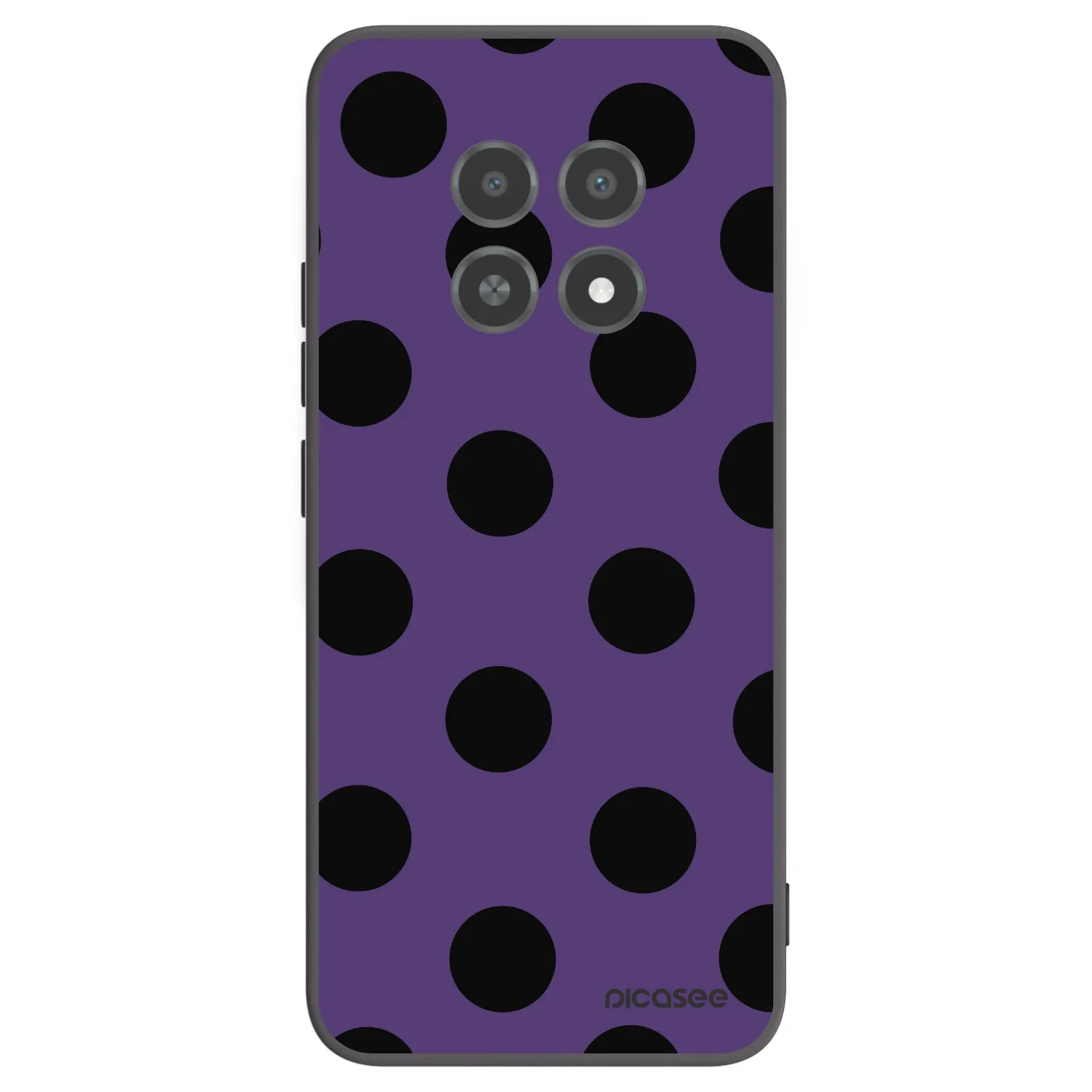 Picasee fekete szilikon tok az alábbi mobiltelefonokra Realme 12X - Big flickers 2