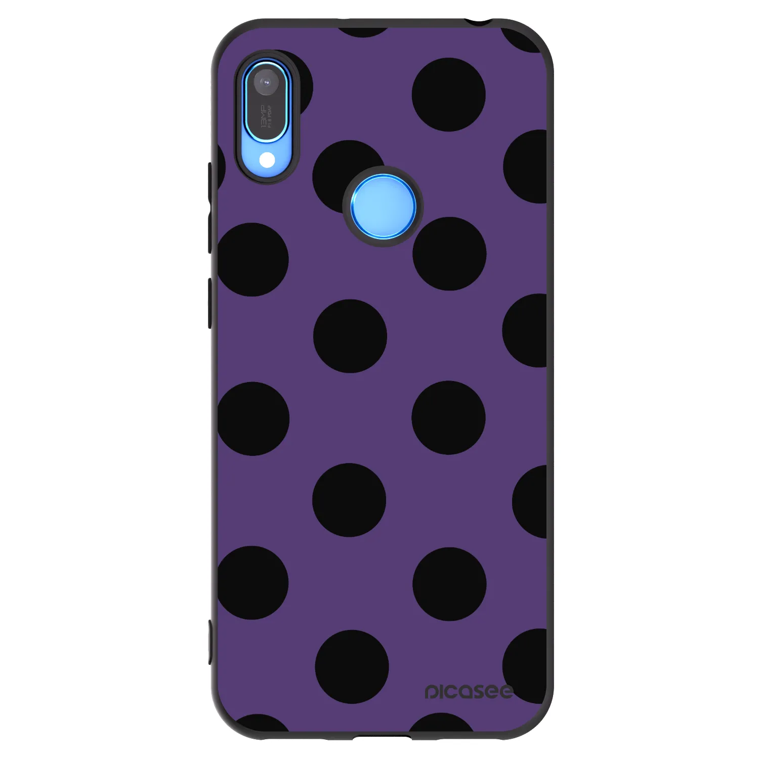 Picasee fekete szilikon tok az alábbi mobiltelefonokra Huawei Y6 2019 - Big flickers 2