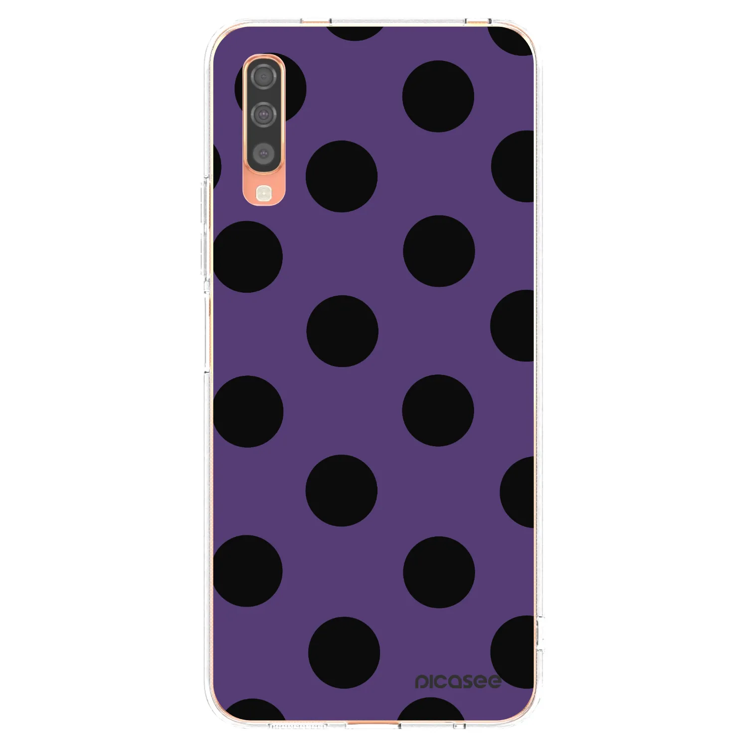Picasee átlátszó szilikon tok az alábbi mobiltelefonokra Samsung Galaxy A70 A705F - Big flickers 2