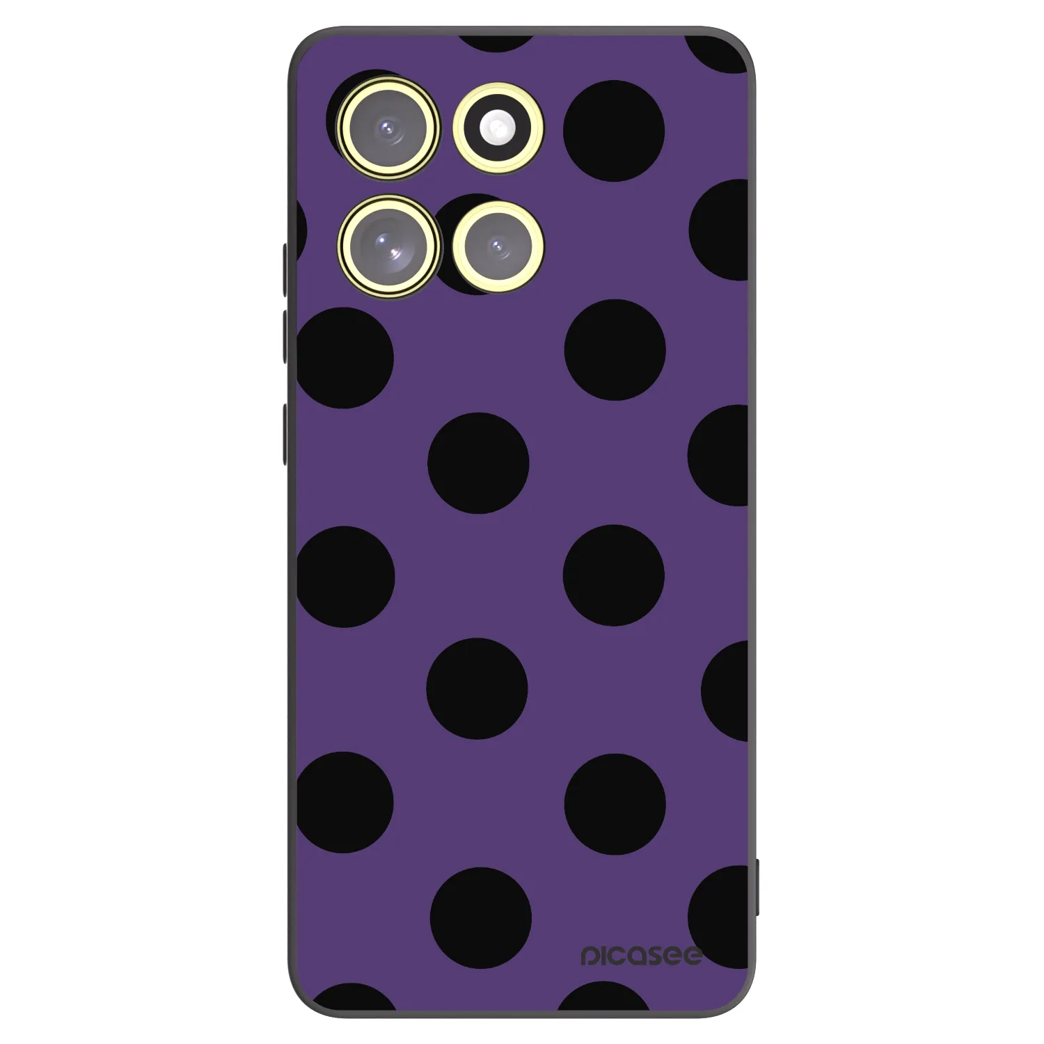Picasee fekete szilikon tok az alábbi mobiltelefonokra Motorola Moto G86 5G - Big flickers 2