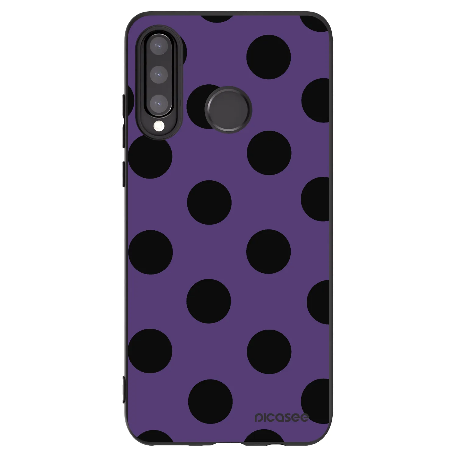 Picasee fekete szilikon tok az alábbi mobiltelefonokra Huawei P30 Lite - Big flickers 2