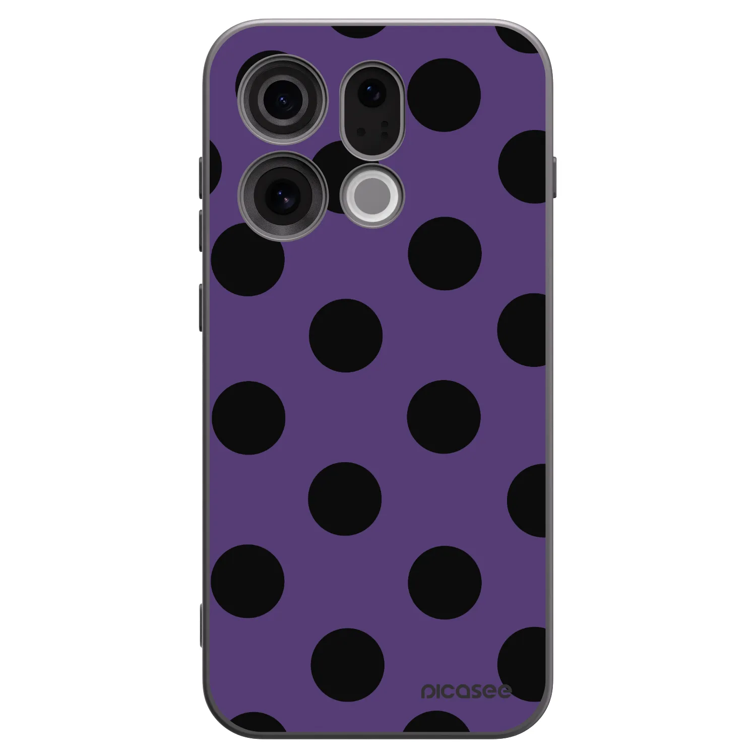 Picasee fekete szilikon tok az alábbi mobiltelefonokra OPPO Find X9 - Big flickers 2