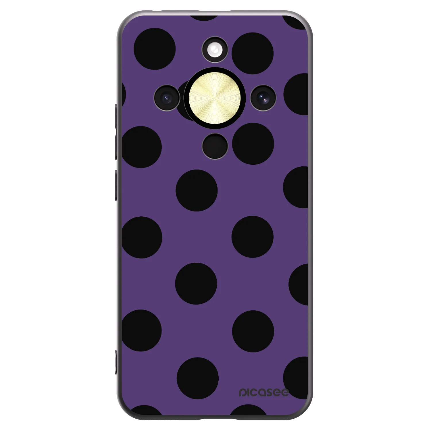 Picasee fekete szilikon tok az alábbi mobiltelefonokra Honor Magic8 Lite 5G - Big flickers 2