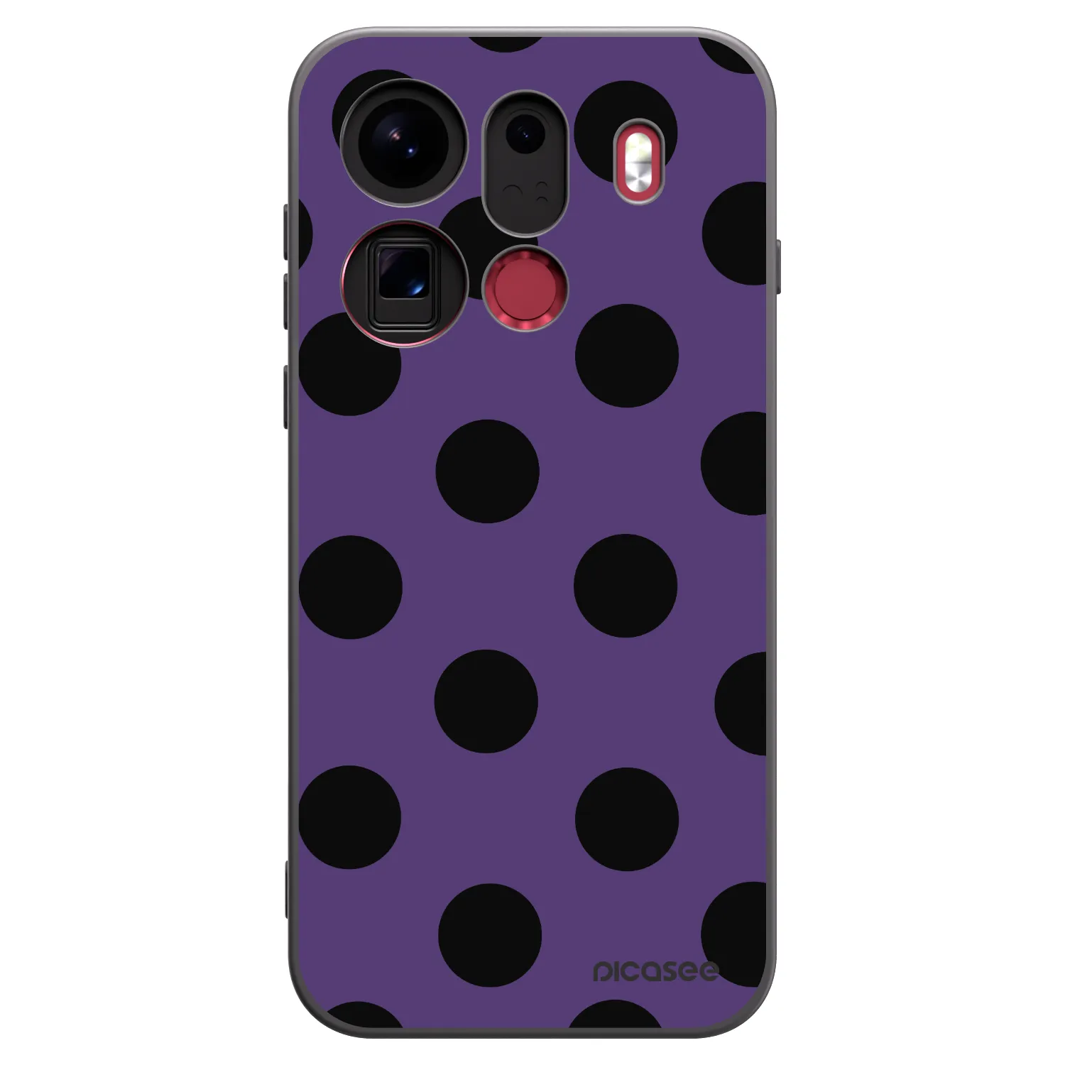 Picasee fekete szilikon tok az alábbi mobiltelefonokra OPPO Find X9 Pro - Big flickers 2