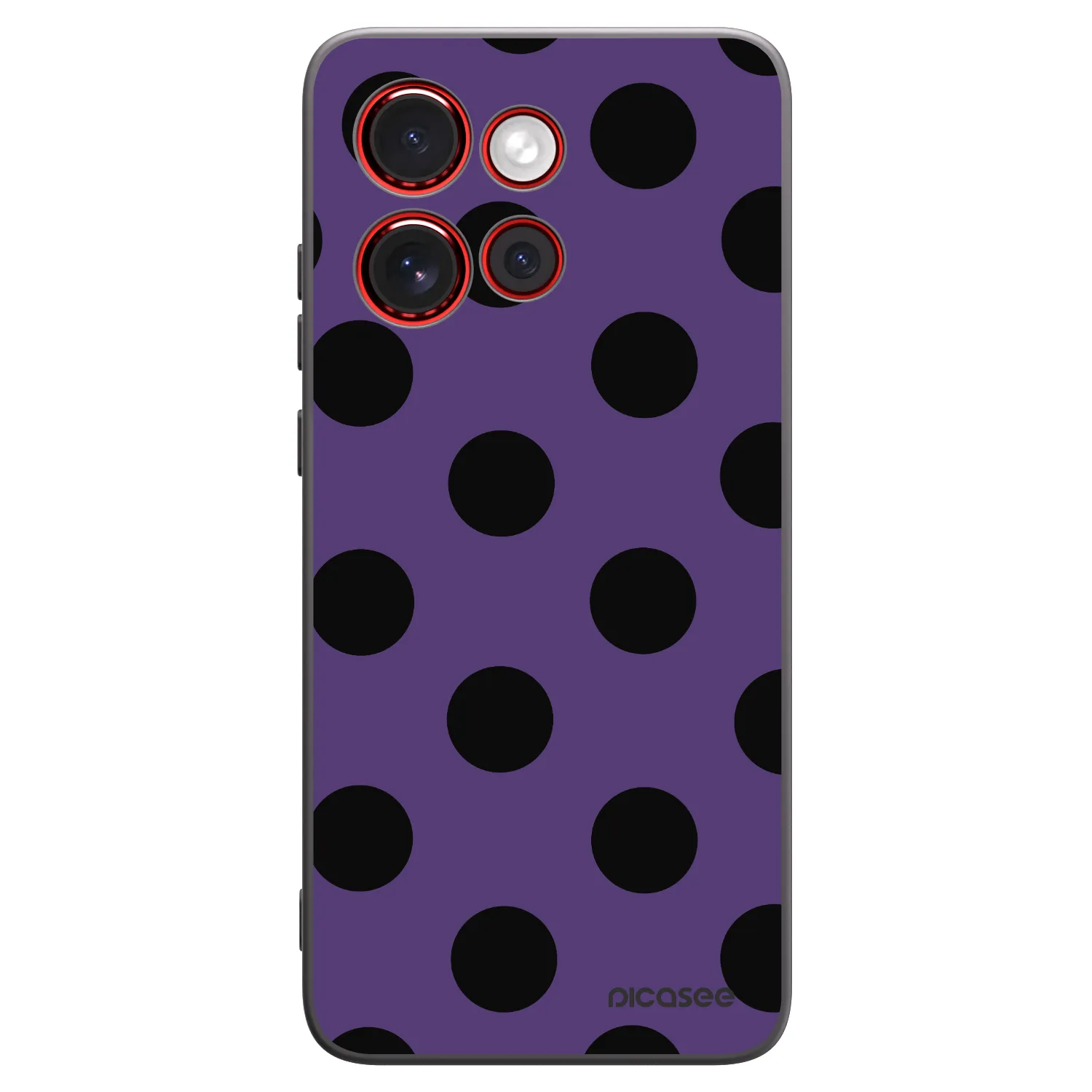 Picasee fekete szilikon tok az alábbi mobiltelefonokra Motorola Edge 60 Neo 5G - Big flickers 2