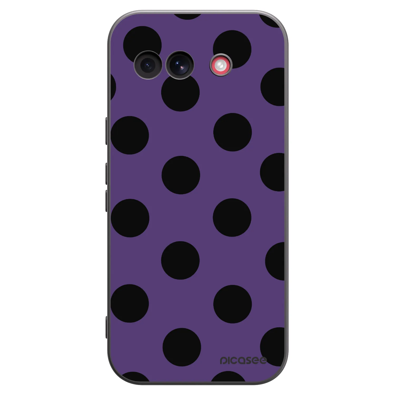 Picasee fekete szilikon tok az alábbi mobiltelefonokra Google Pixel 10a - Big flickers 2
