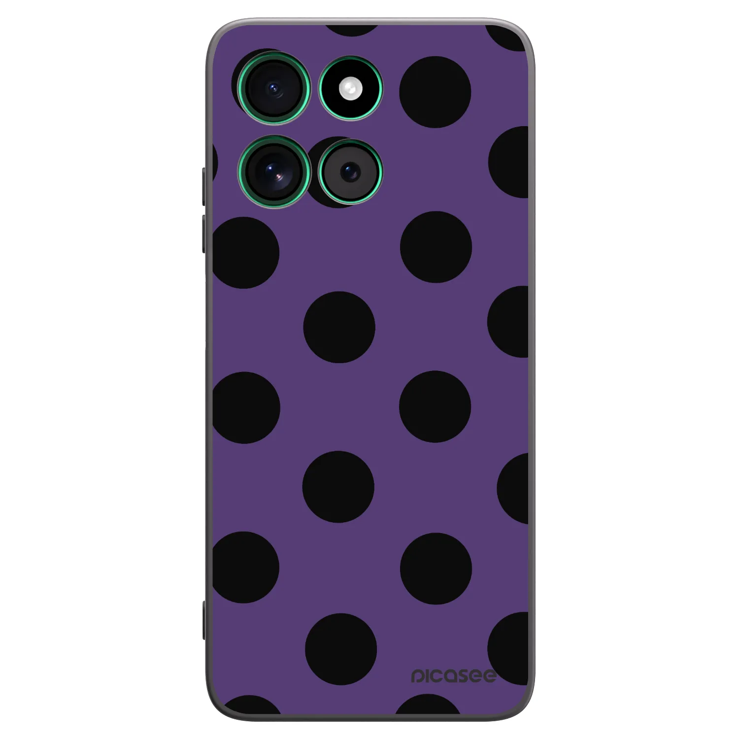 Picasee fekete szilikon tok az alábbi mobiltelefonokra Motorola Moto G57 Power - Big flickers 2