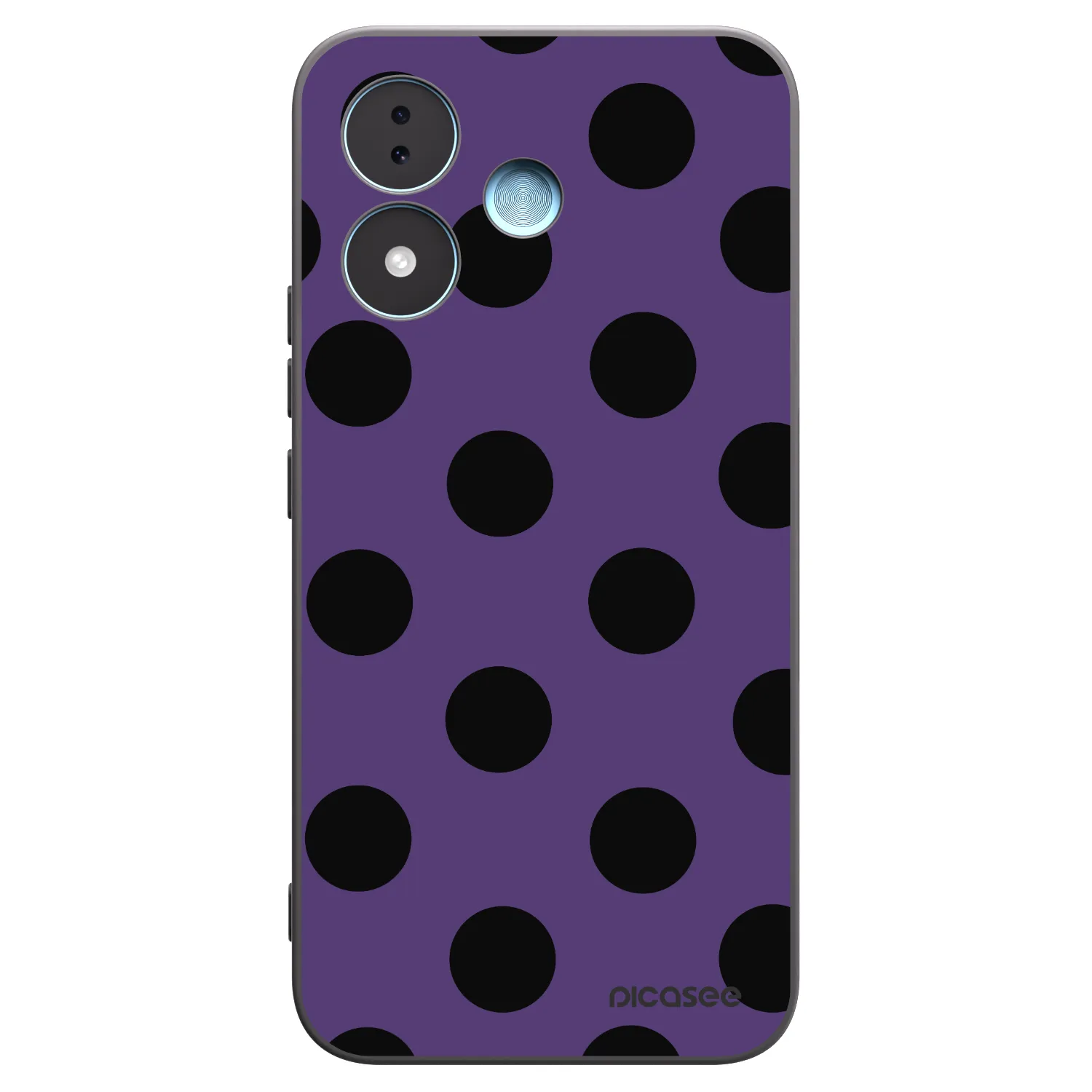 Picasee fekete szilikon tok az alábbi mobiltelefonokra Xiaomi Redmi Note 17 5G - Big flickers 2