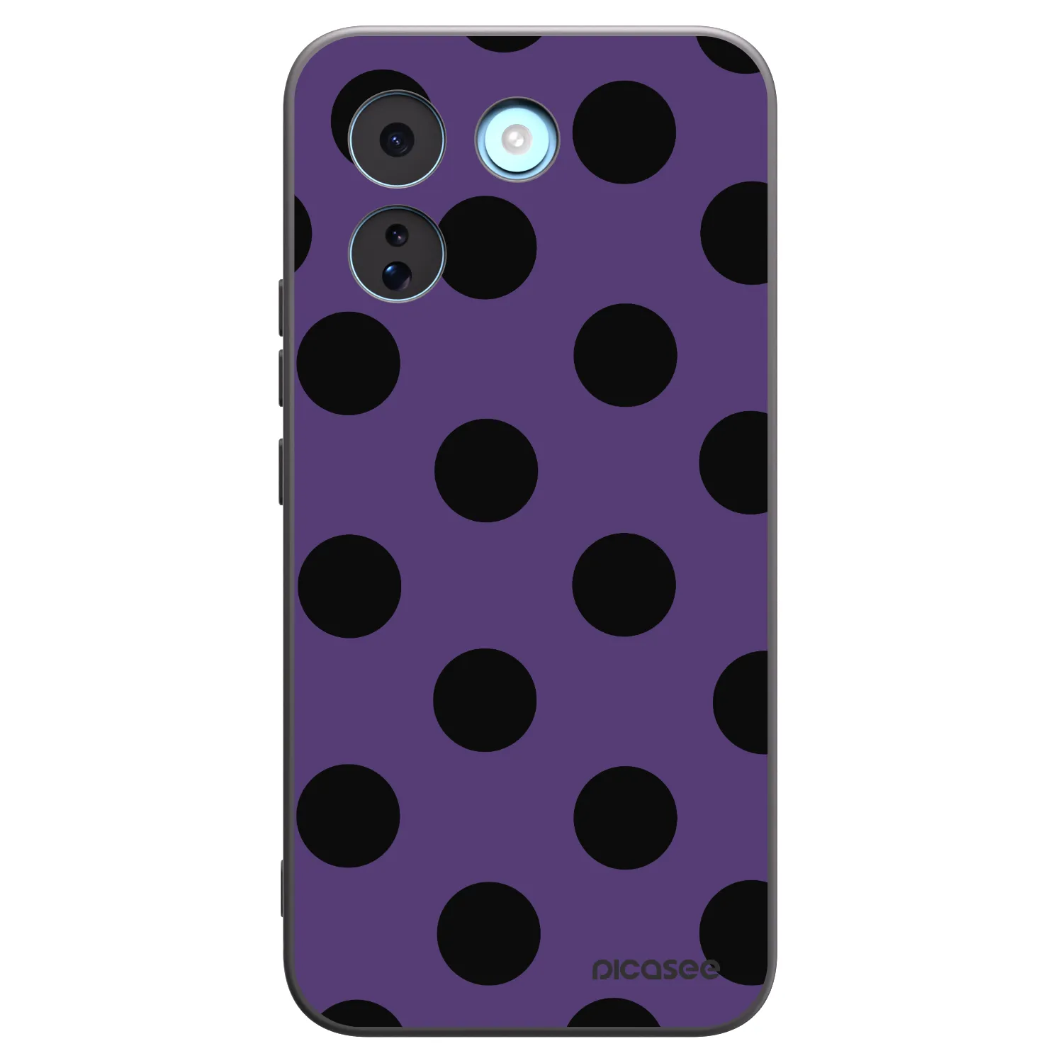 Picasee fekete szilikon tok az alábbi mobiltelefonokra Xiaomi Redmi Note 17 Pro MAX 5G - Big flickers 2