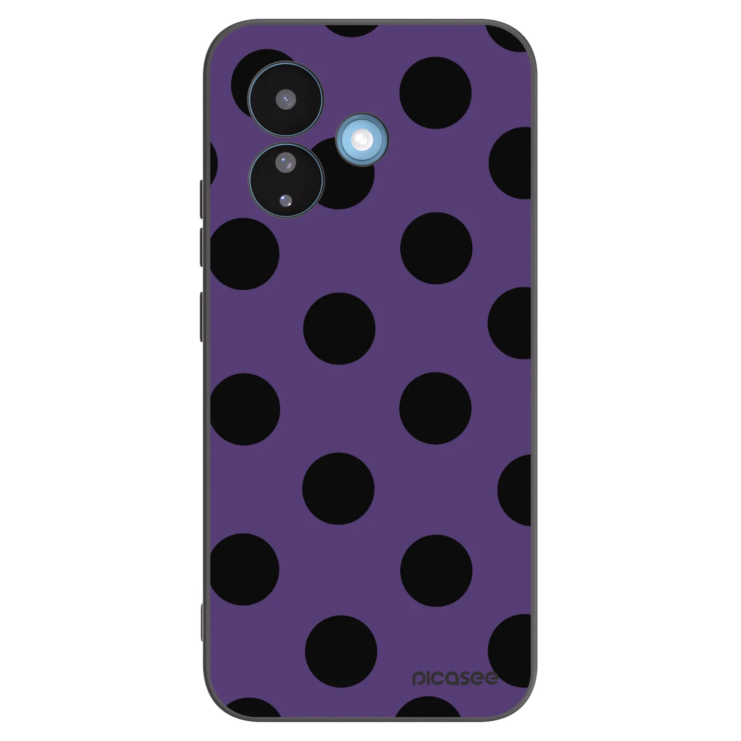 Picasee fekete szilikon tok az alábbi mobiltelefonokra Xiaomi Redmi Note 17 Pro 5G - Big flickers 2
