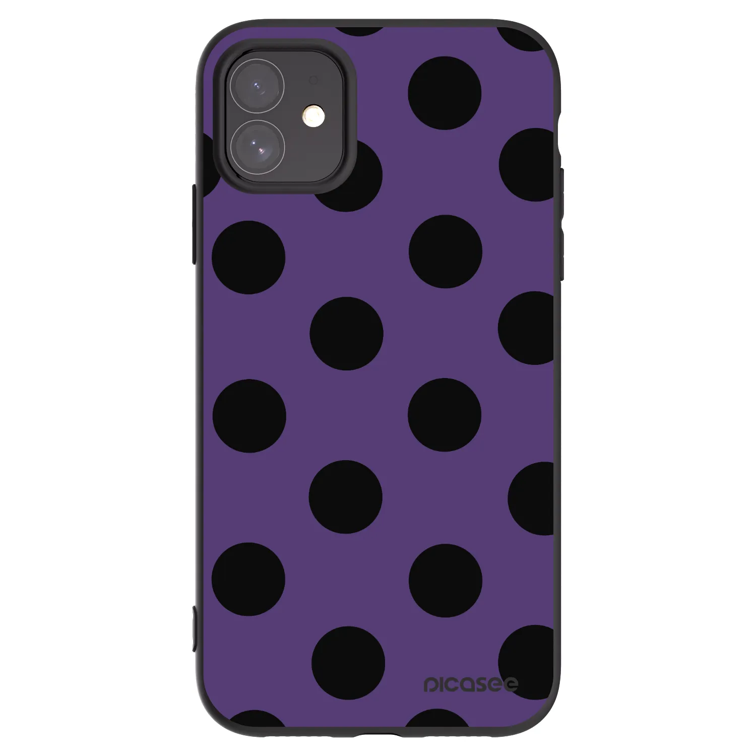 Picasee fekete szilikon tok az alábbi mobiltelefonokra Apple iPhone 11 - Big flickers 2