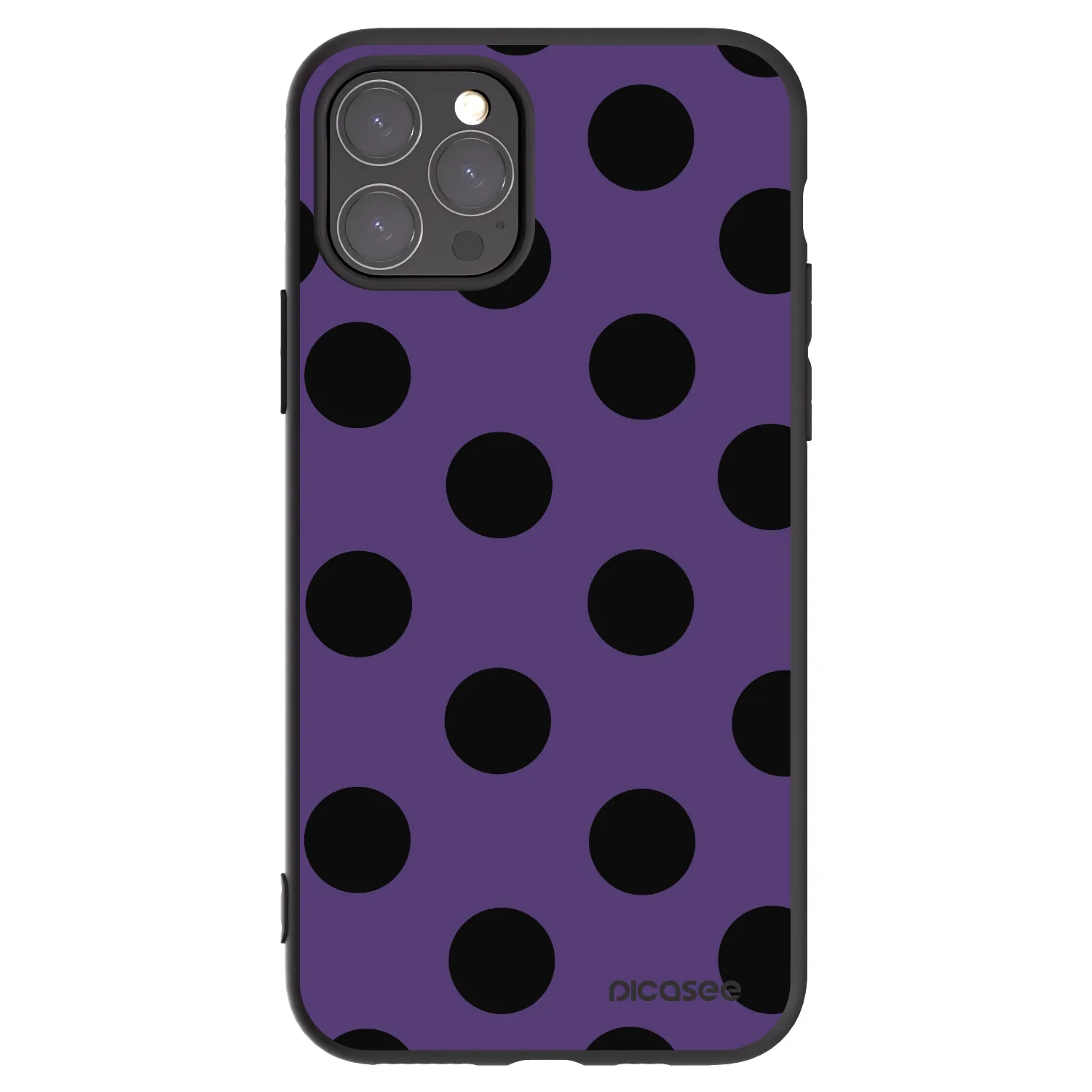 Picasee fekete szilikon tok az alábbi mobiltelefonokra Apple iPhone 11 Pro - Big flickers 2