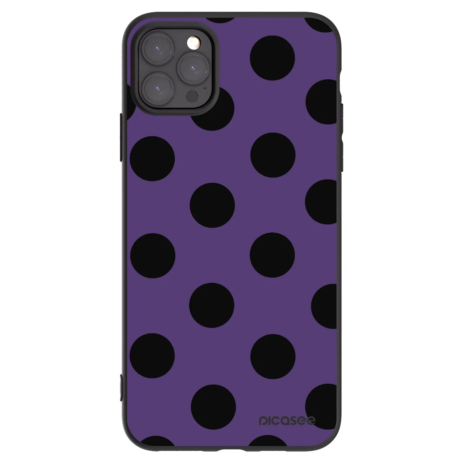Picasee fekete szilikon tok az alábbi mobiltelefonokra Apple iPhone 11 Pro Max - Big flickers 2