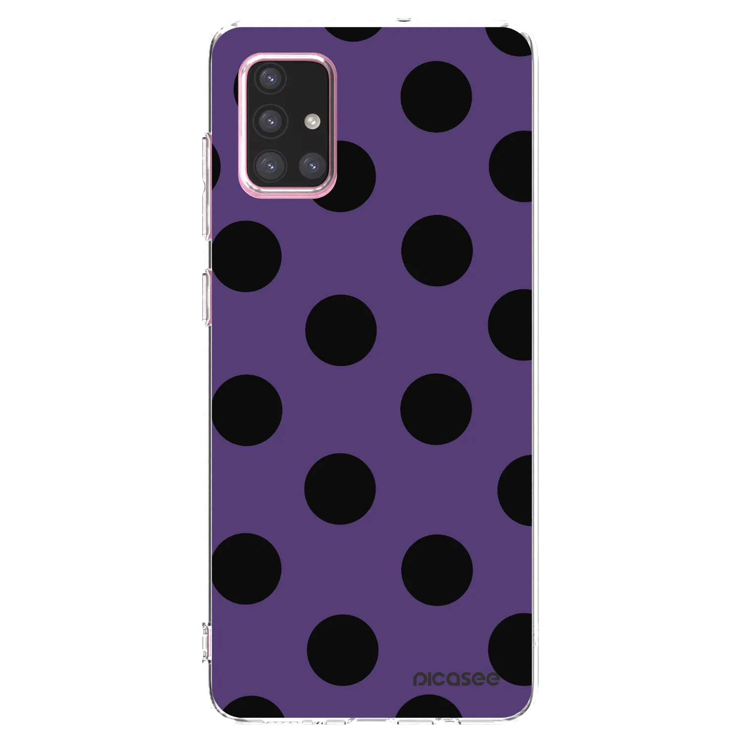 Picasee átlátszó szilikon tok az alábbi mobiltelefonokra Samsung Galaxy A71 A715F - Big flickers 2