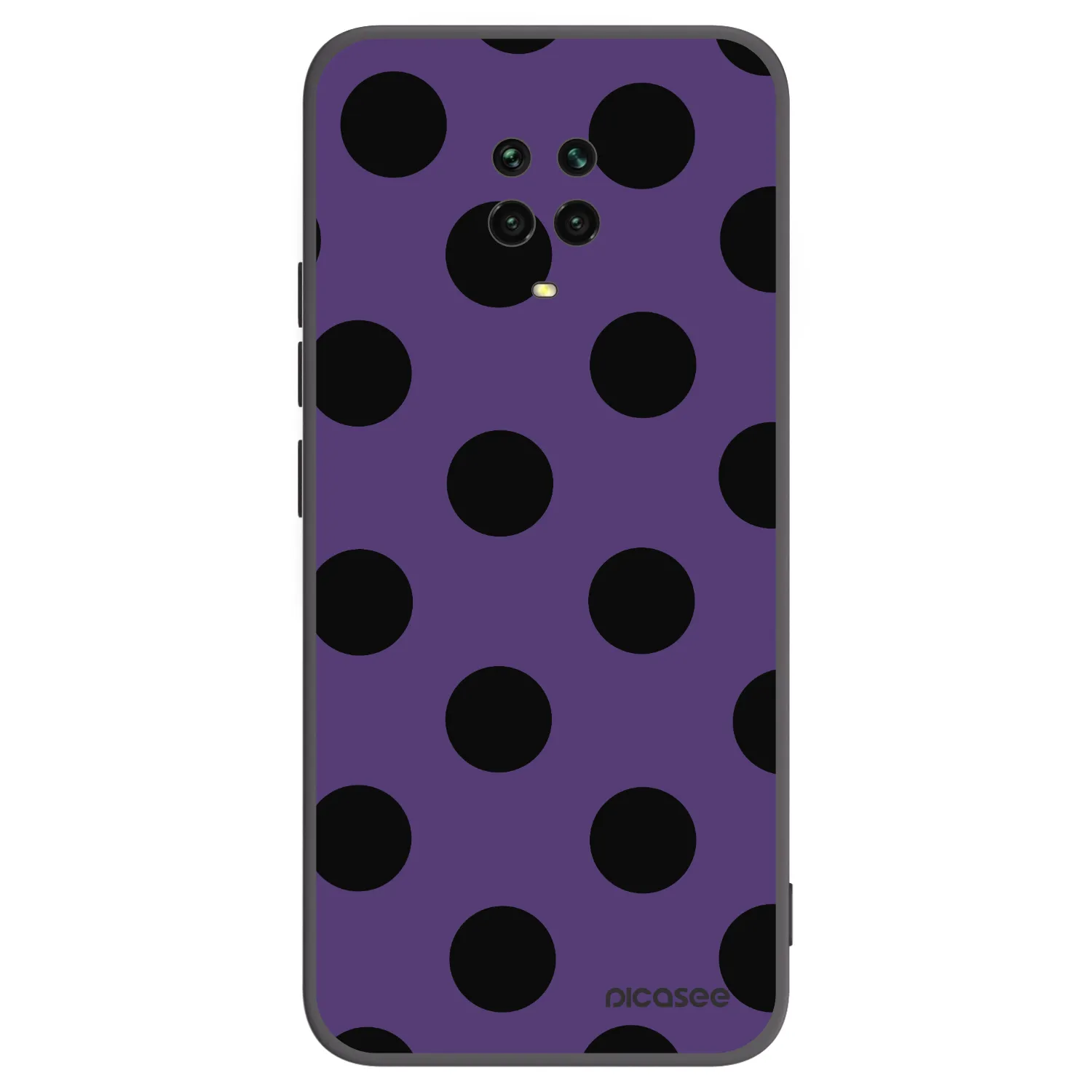 Picasee fekete szilikon tok az alábbi mobiltelefonokra Xiaomi Redmi Note 9S - Big flickers 2