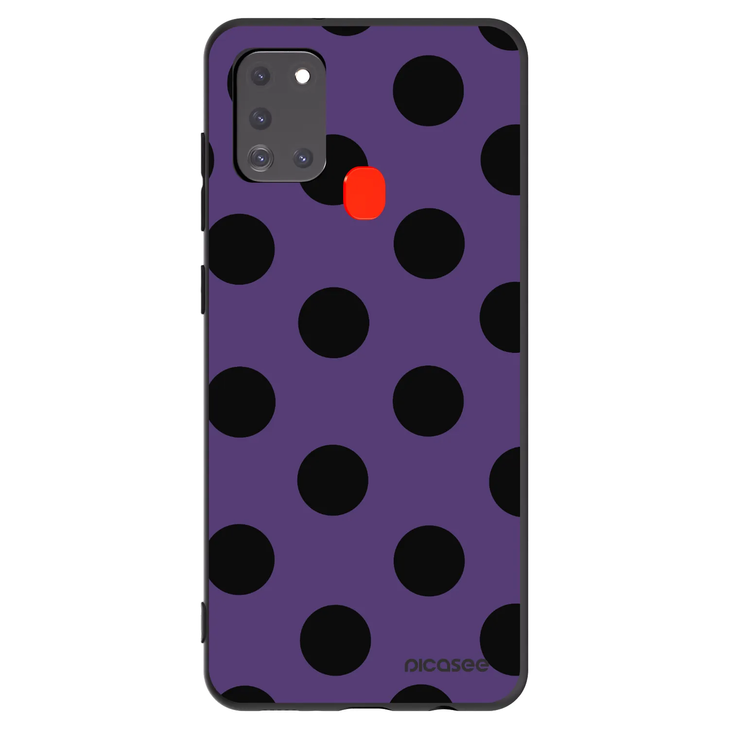 Picasee fekete szilikon tok az alábbi mobiltelefonokra Samsung Galaxy A21s - Big flickers 2