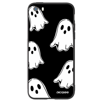 Szilikon tok erre a típusra Apple iPhone 5/5S/SE - Black ghosts