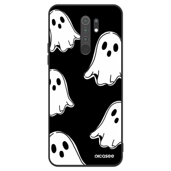 Szilikon tok erre a típusra Xiaomi Redmi 9 - Black ghosts