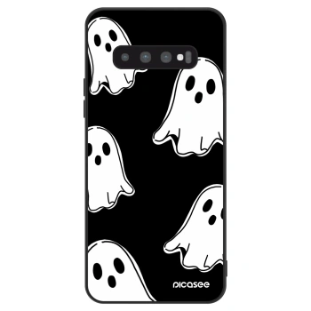 Szilikon tok erre a típusra Samsung Galaxy S10 G973 - Black ghosts