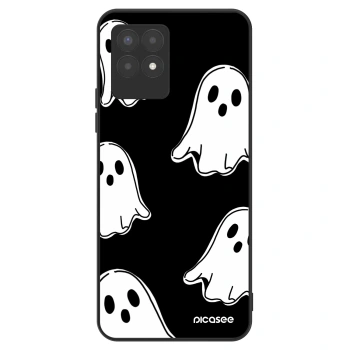 Szilikon tok erre a típusra Realme 8i - Black ghosts