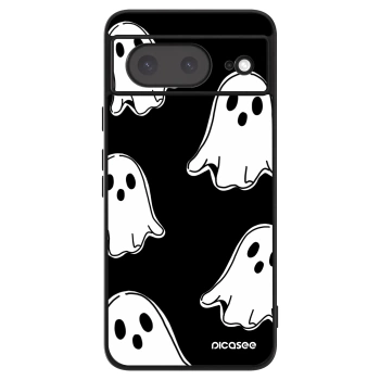 Szilikon tok erre a típusra Google Pixel 8a - Black ghosts