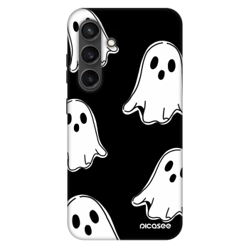 Szilikon tok erre a típusra Samsung Galaxy S24 S921B 5G - Black ghosts