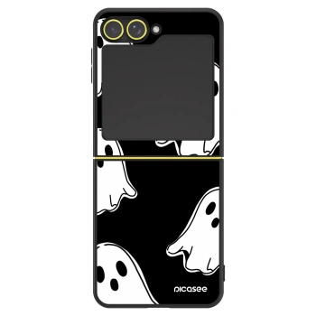 Szilikon tok erre a típusra Samsung Galaxy Z Flip7 FE 5G - Black ghosts