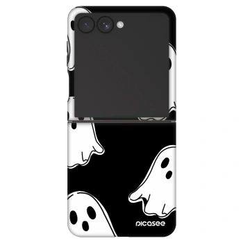 Szilikon tok erre a típusra Samsung Galaxy Z Flip7 5G - Black ghosts
