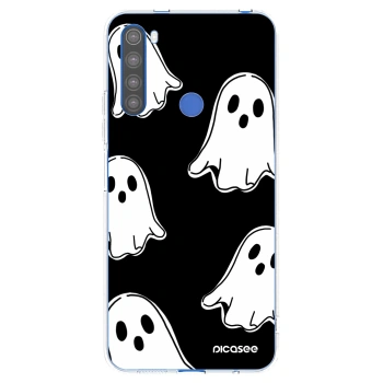 Picasee átlátszó szilikon tok az alábbi mobiltelefonokra Xiaomi Redmi Note 8T - Black ghosts