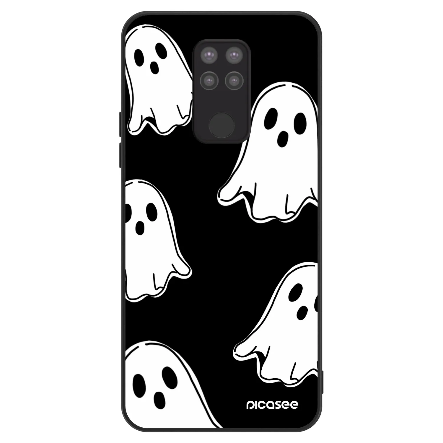 Picasee ULTIMATE CASE Xiaomi Redmi Note 9 - készülékre - Black ghosts