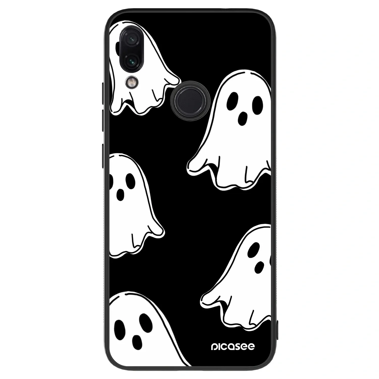 Picasee ULTIMATE CASE Xiaomi Redmi Note 7 - készülékre - Black ghosts