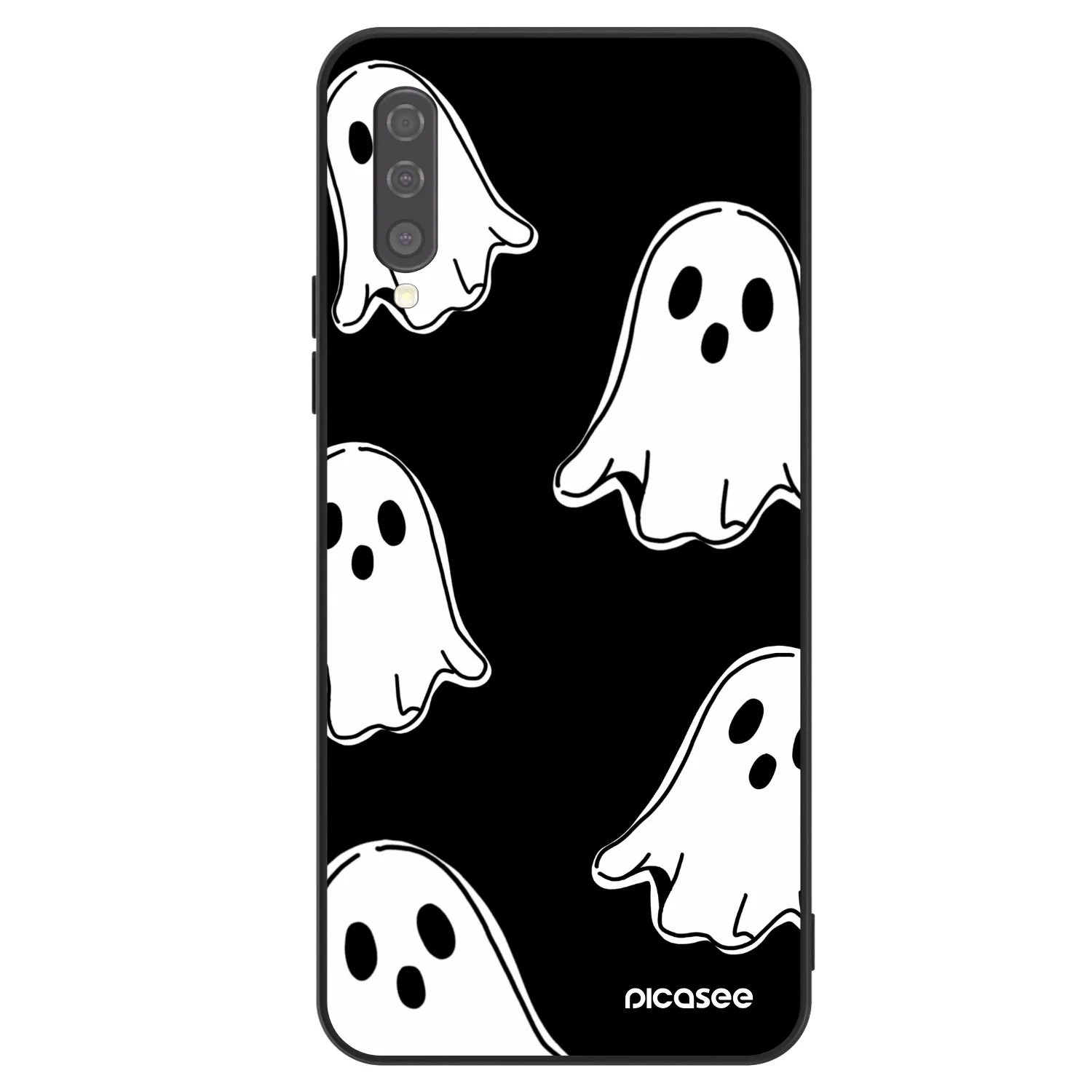 Picasee ULTIMATE CASE Samsung Galaxy A50 A505F - készülékre - Black ghosts
