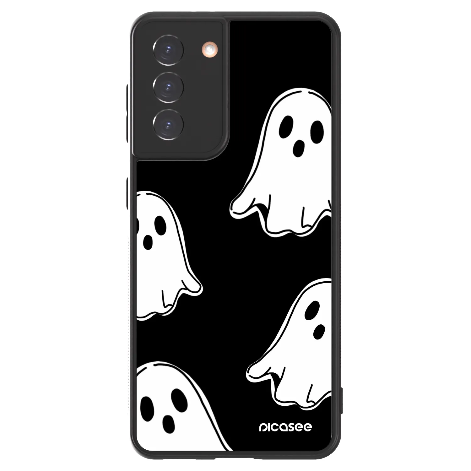 Picasee ULTIMATE CASE Samsung Galaxy S21 5G G991B - készülékre - Black ghosts