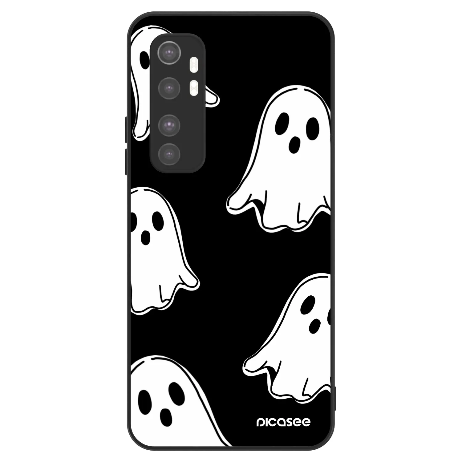 Picasee ULTIMATE CASE Xiaomi Mi Note 10 Lite - készülékre - Black ghosts