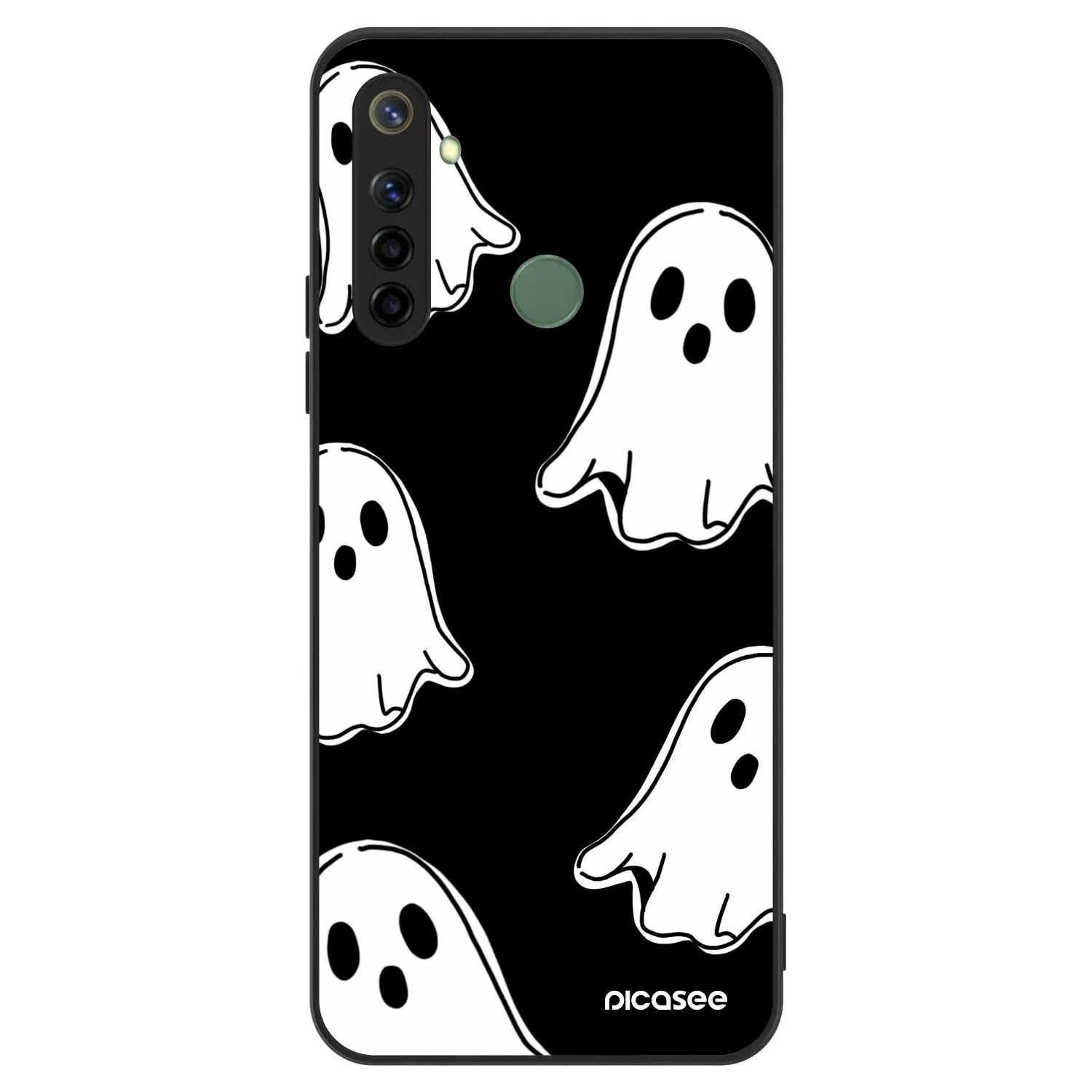 Picasee ULTIMATE CASE Realme 6i - készülékre - Black ghosts