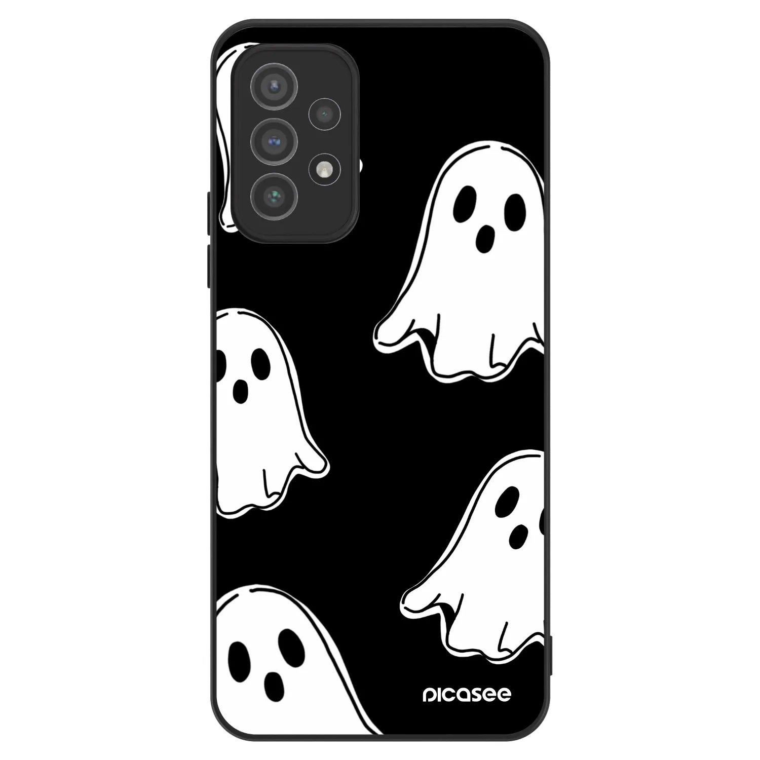 Picasee ULTIMATE CASE Samsung Galaxy A72 A725F - készülékre - Black ghosts
