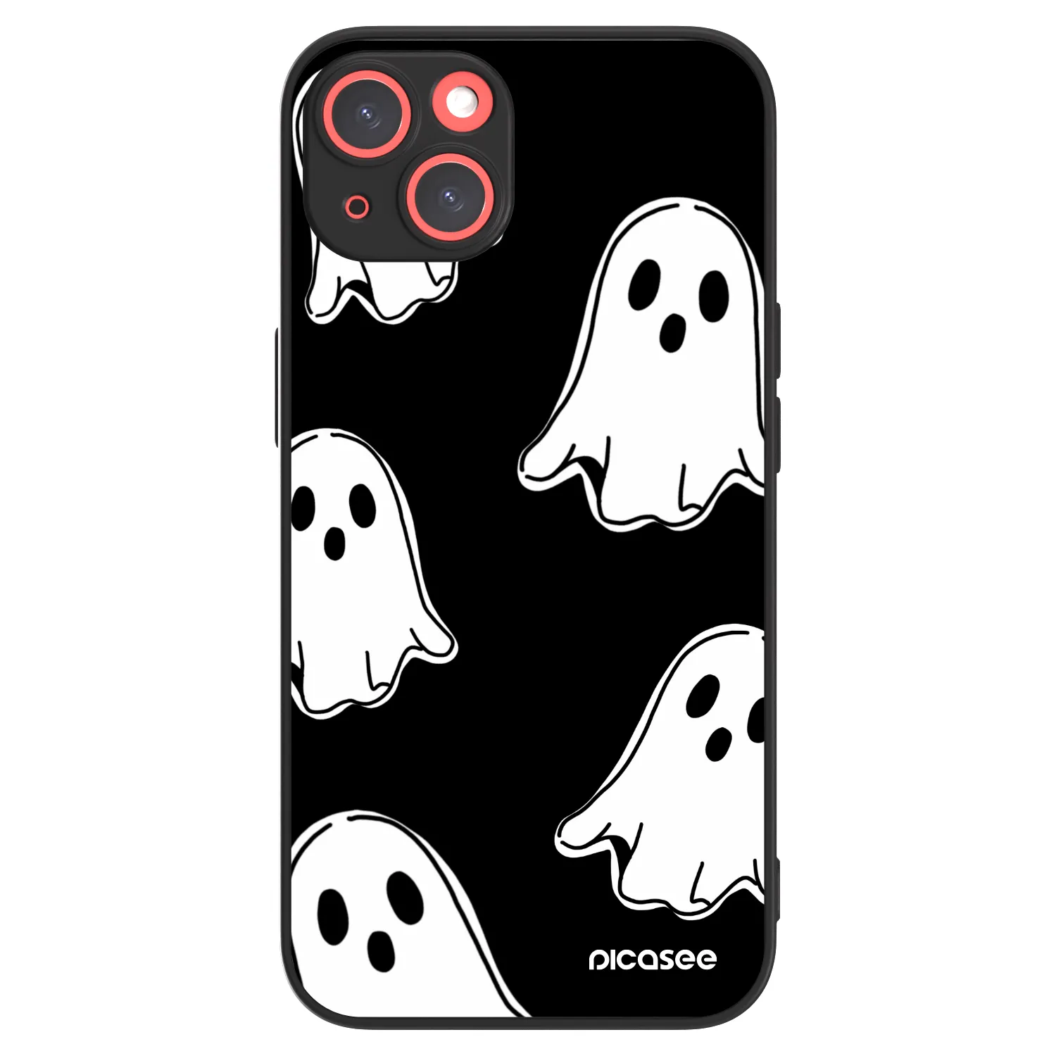 Picasee ULTIMATE CASE Apple iPhone 13 - készülékre - Black ghosts