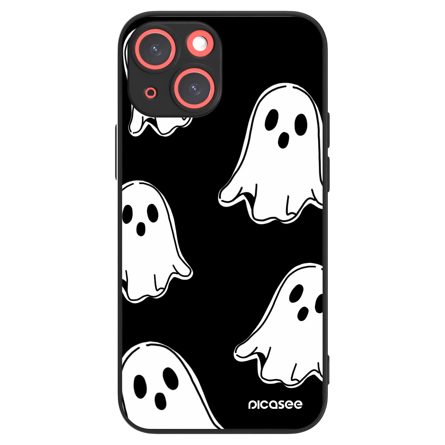 Picasee ULTIMATE CASE Apple iPhone 13 mini - készülékre - Black ghosts
